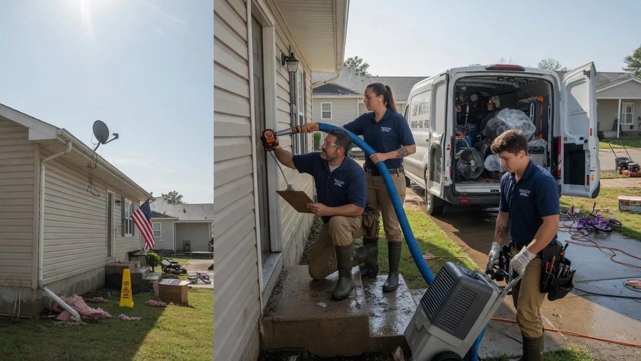 Ceiling Water Damage Restoration in Menard, TX near me